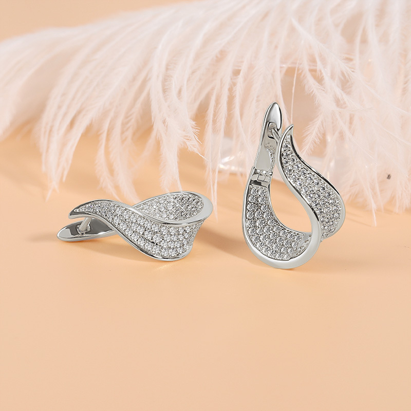 Hoop Stud Earrings image number 1