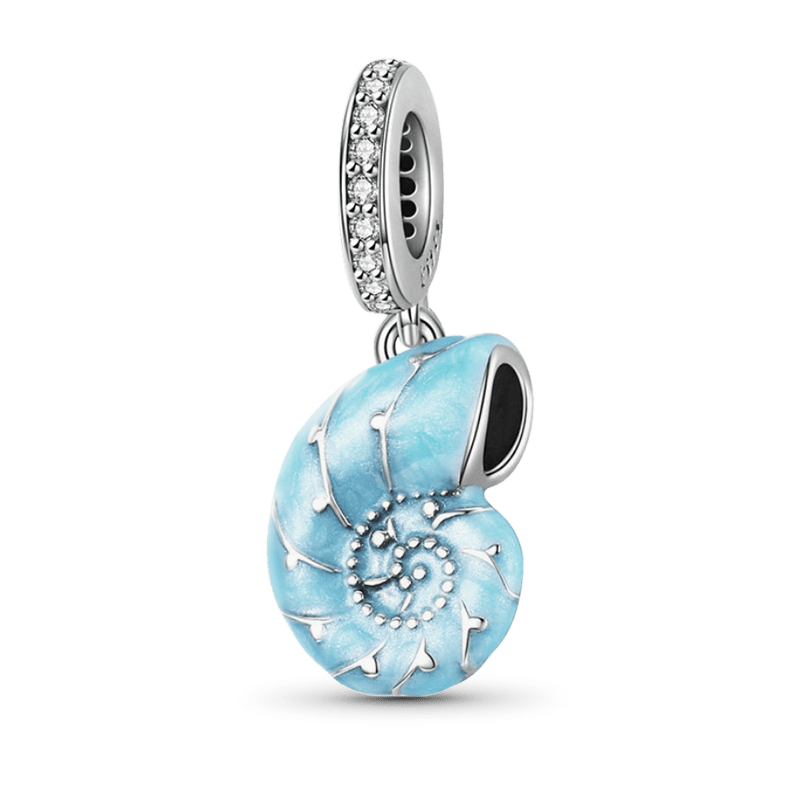Blue Sea Snail Pendant image number 0