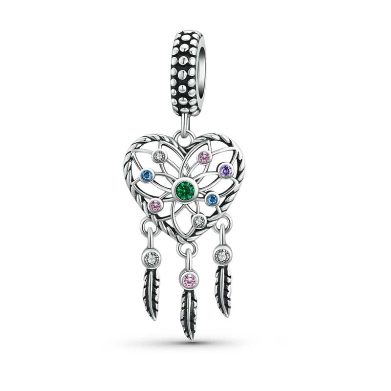 Colorful Dreamcatcher Pendant image number 0