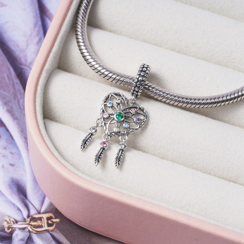 Colorful Dreamcatcher Pendant image number 1