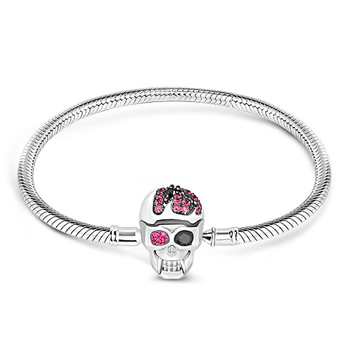 Skull Clasp Bracelet image number 0