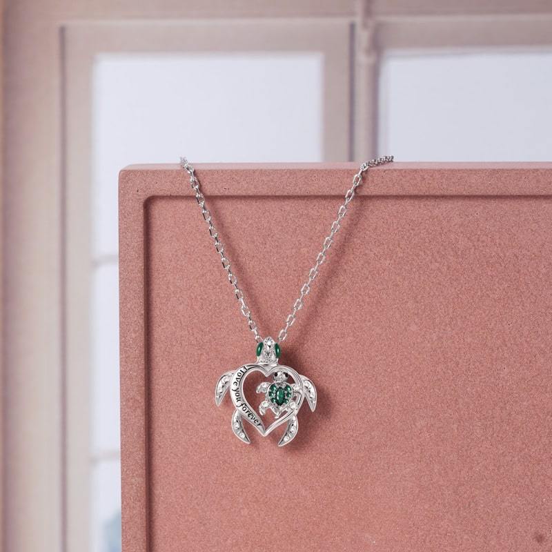 Turtle Parent-child Necklace image number 3