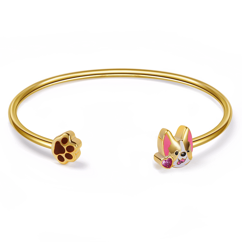 Puppy Bangle Bracelet image number 0
