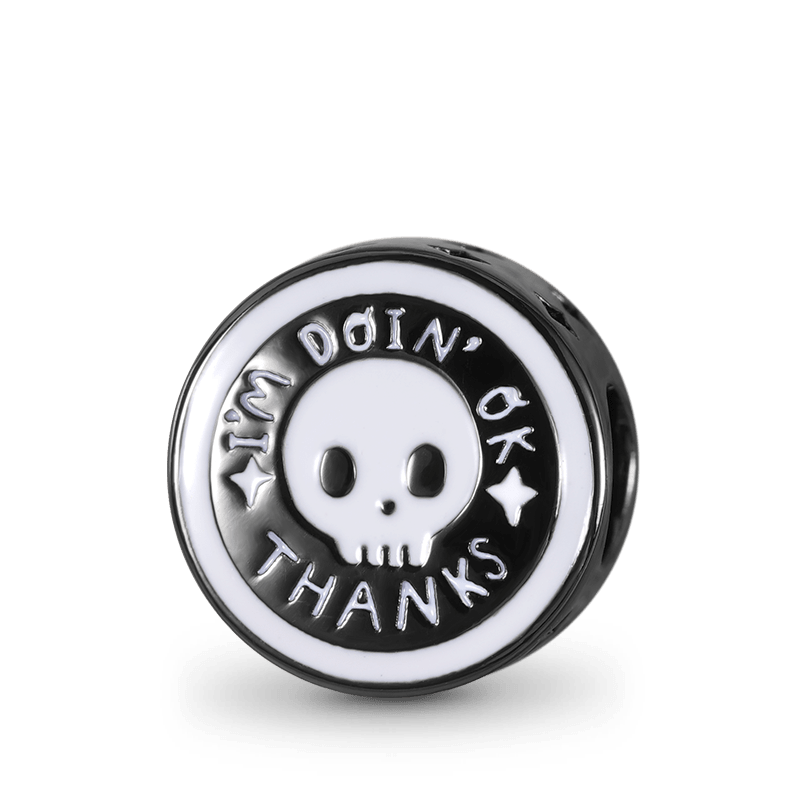 Skelly Skull Charm image number 0