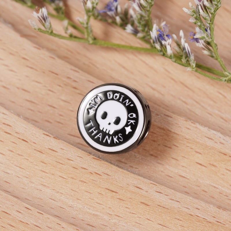 Skelly Skull Charm image number 1