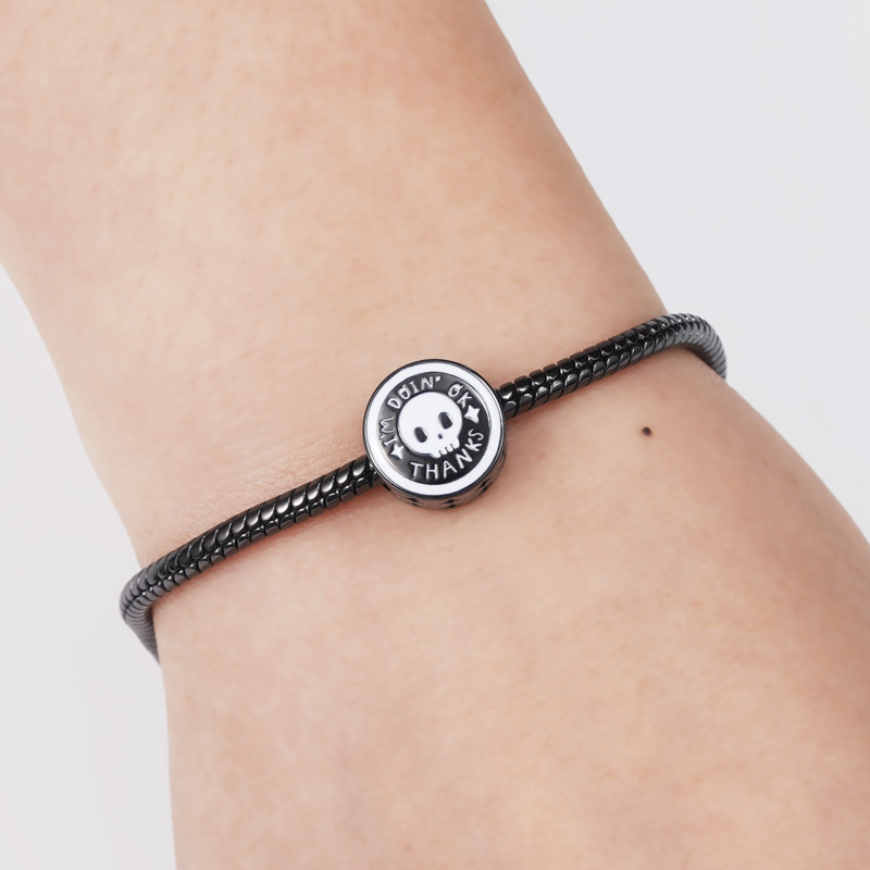 Skelly Skull Charm image number 2