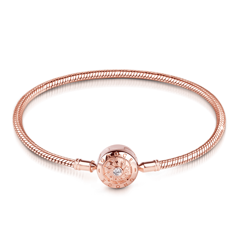 18K Rose Gold Causal Bracelet image number 0