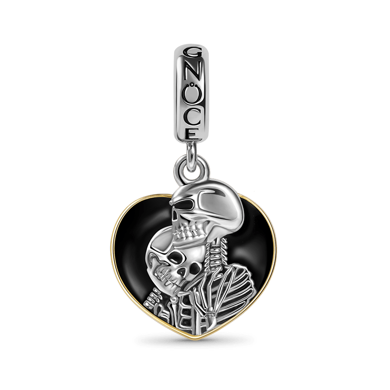 Skeleton Couple Pendant image number 0