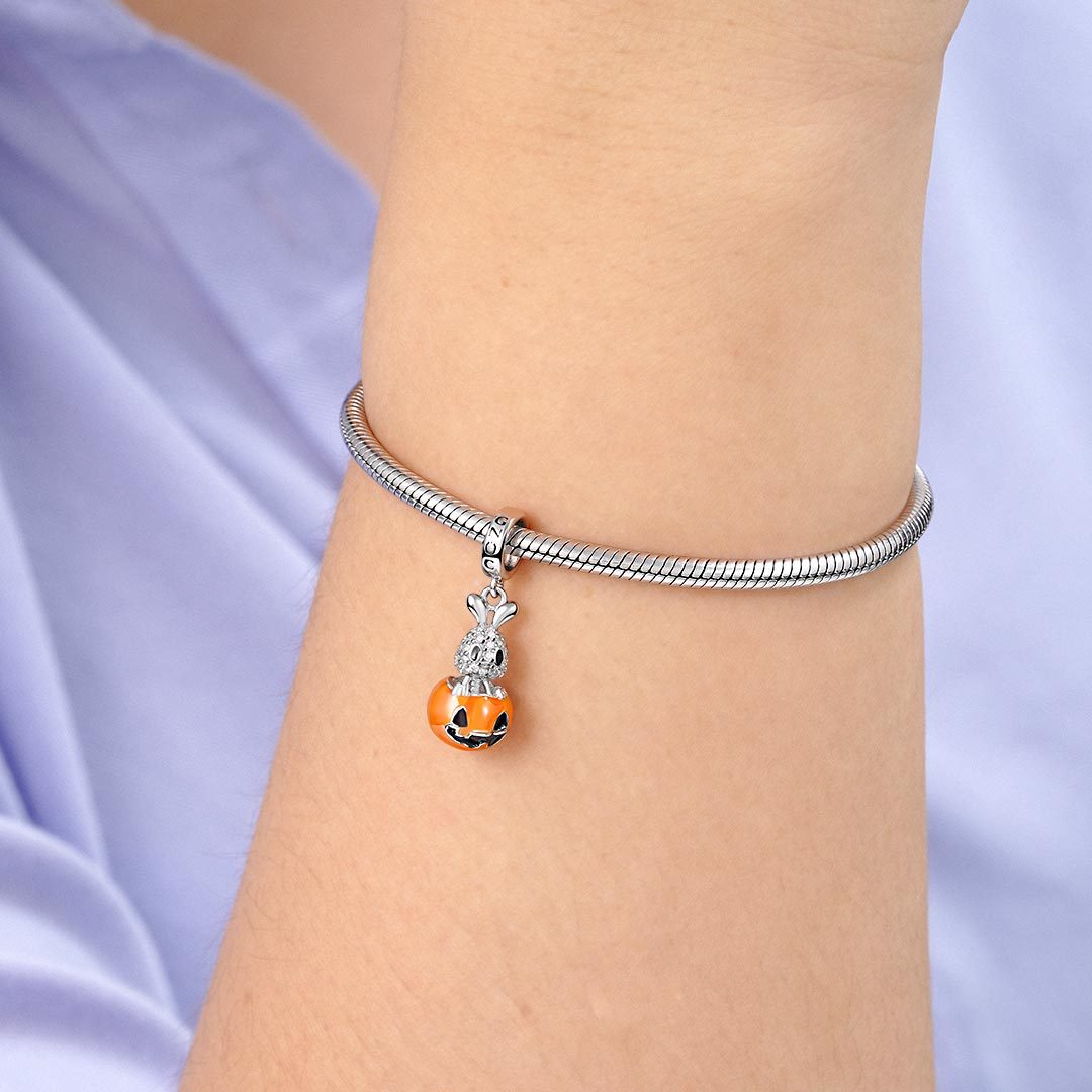 Rabbit in Pumpkin Pendant image number 2