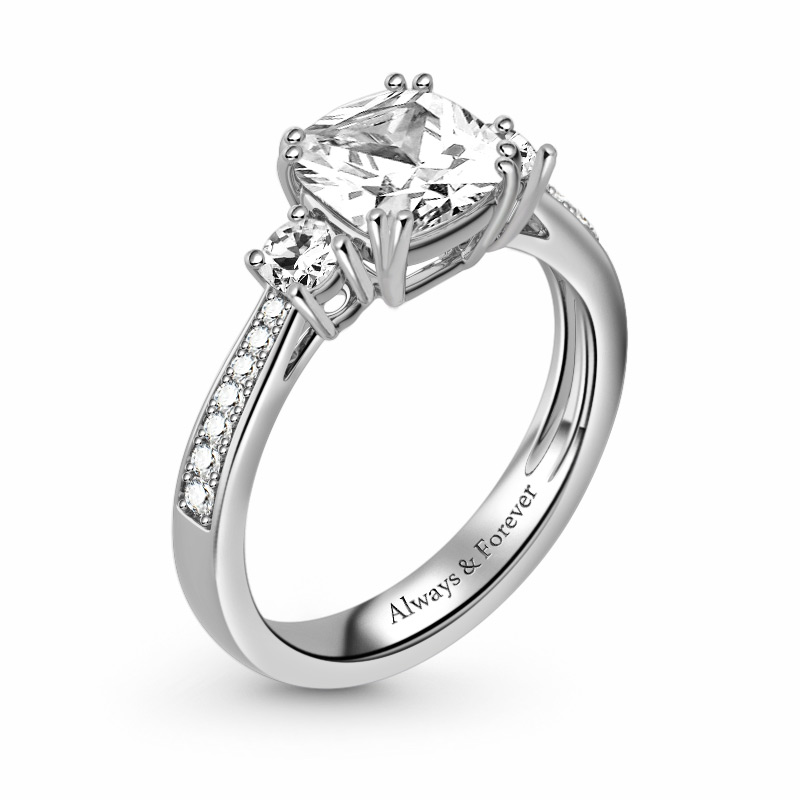 Customized Ring With Cz image number 1