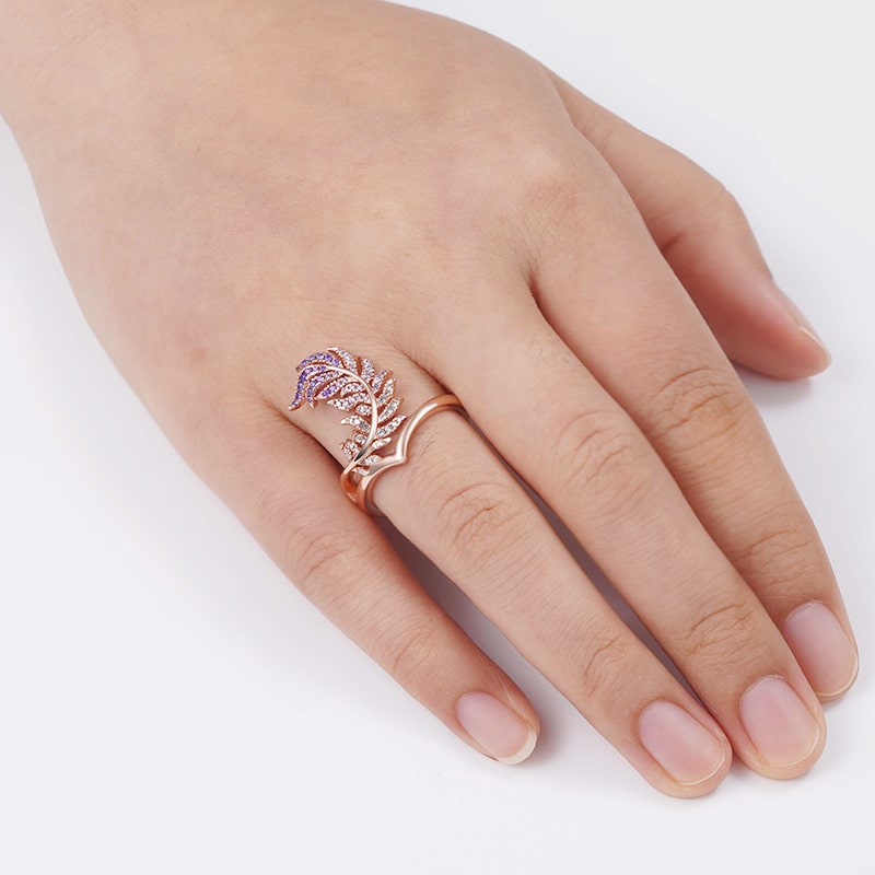 Feather V-Ring image number 2