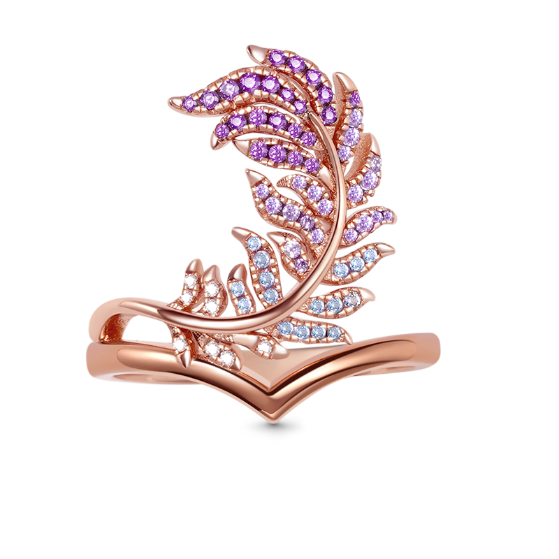 Feather V-Ring image number 0