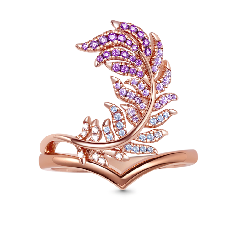 Feather V-Ring image number 0