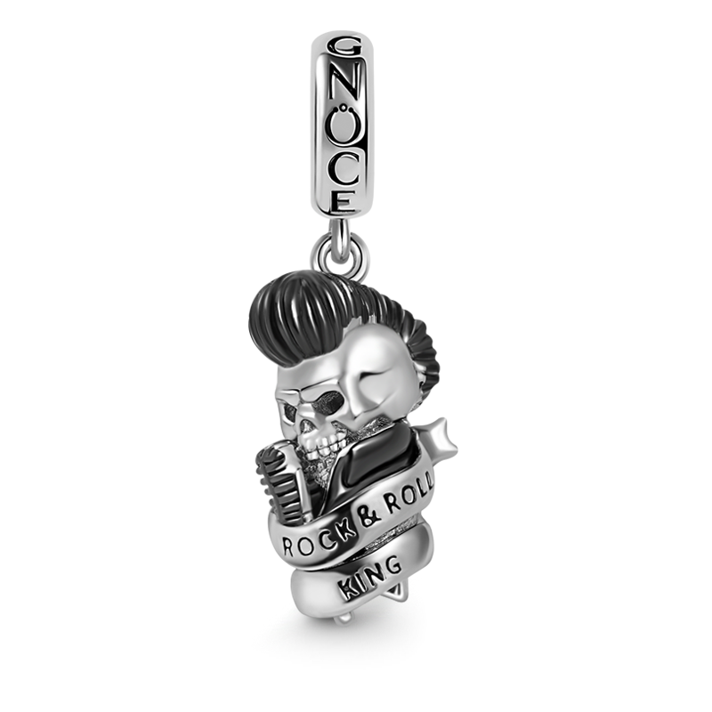 Skully Singing Man Pendant image number 0