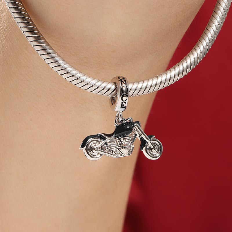 Black Motorcycle Pendant image number 2
