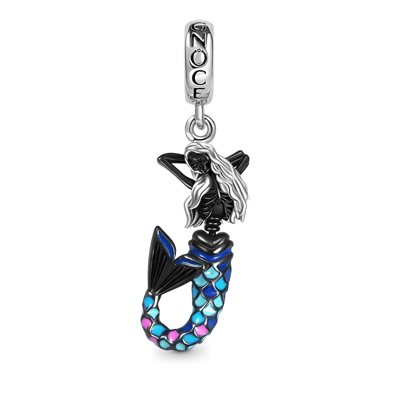 Skully Mermaid Pendant image number 0