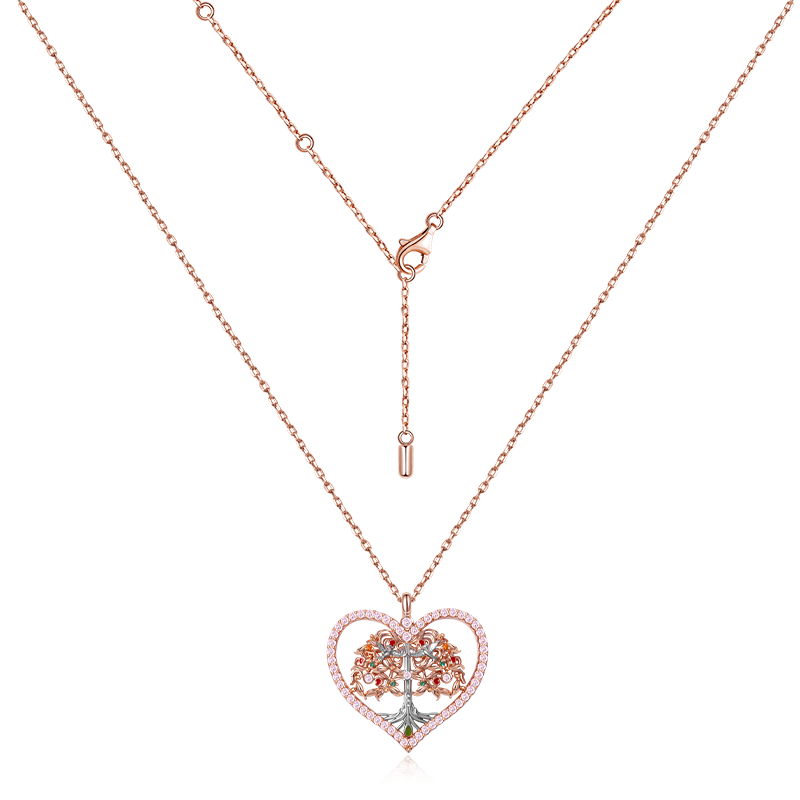 "Lifetree in Heart" Necklace image number 1