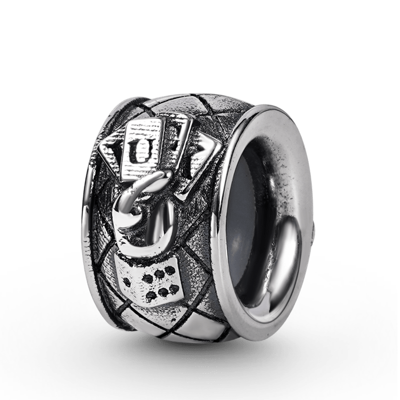 "Luck" Dice & King Charm Bracelet image number 2