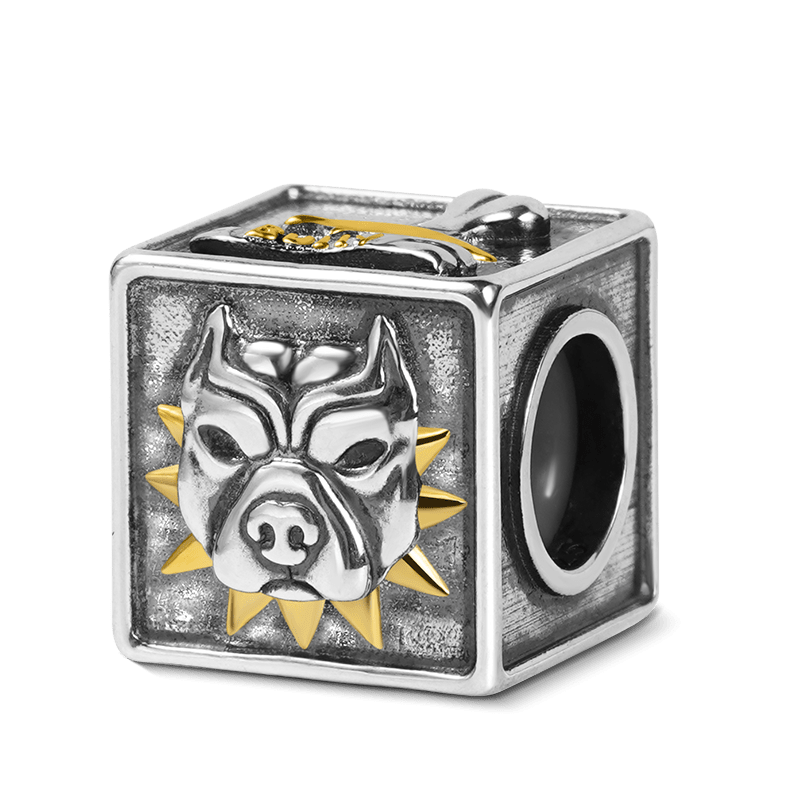 Bully Pitbull Charm Bracelet image number 1