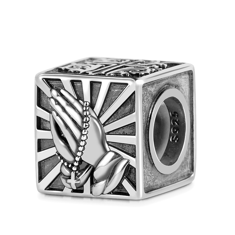 Praying Hands Charm Bracelet image number 1