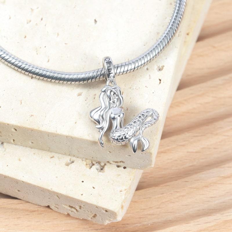 Sleeping Mermaid Pendant image number 1