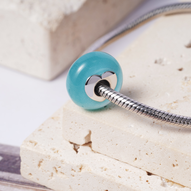 Cat's Eye Natural Stone Charm image number 1