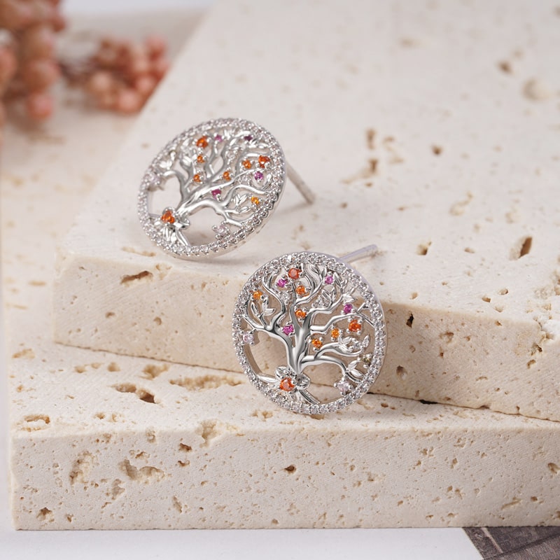 Tree of Life Ear Studs image number 1