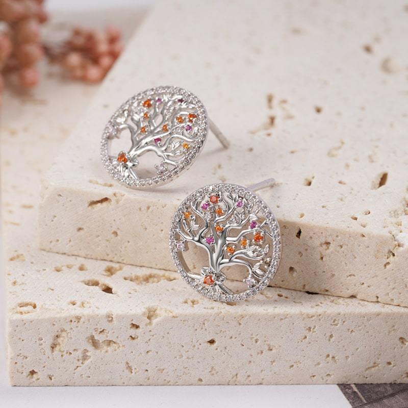 Tree of Life Ear Studs image number 1