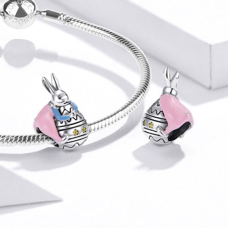 Bunny Easter Egg Charm image number 1