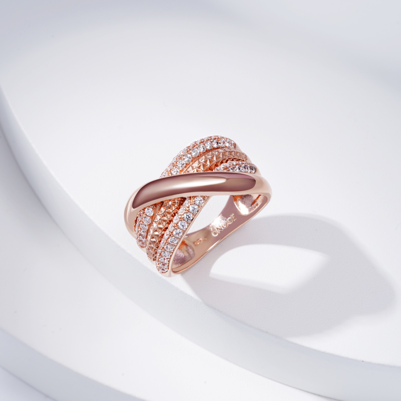 Intertwined Band Ring image number 1