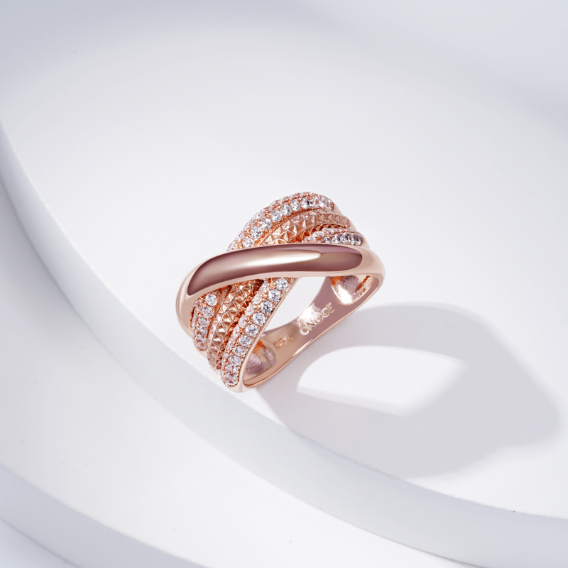 Intertwined Band Ring image number 1