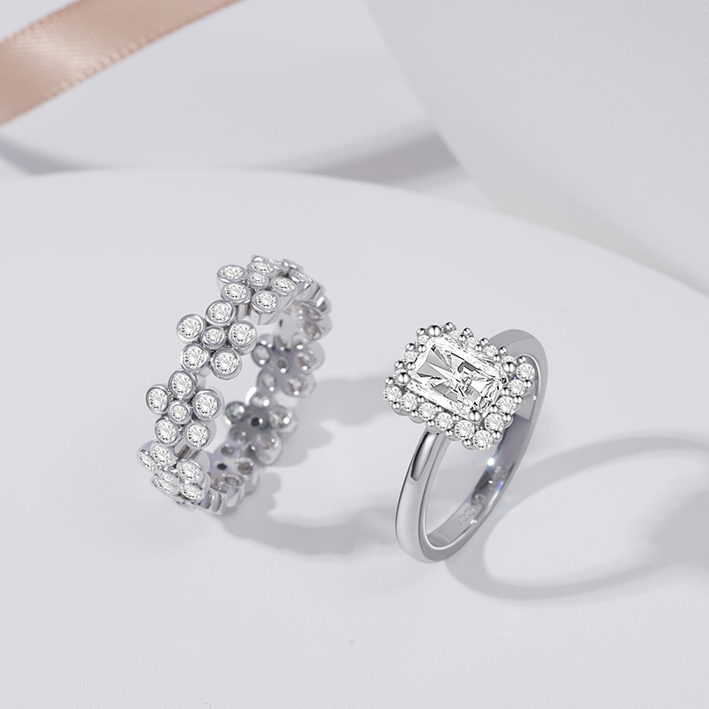 Rectangle Cut Ring image number 1