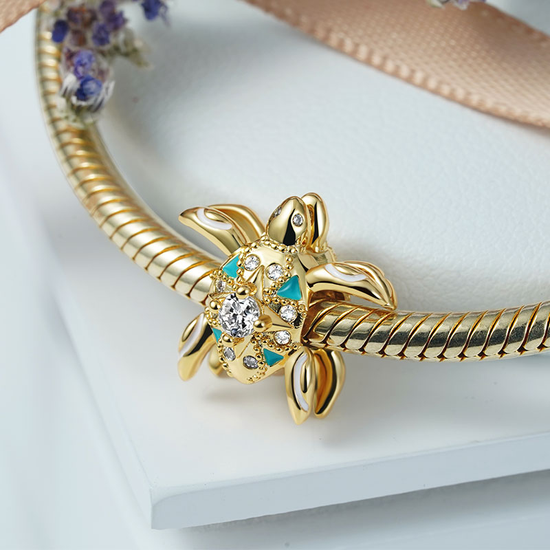 Double-sided Turtle Charm image number 1