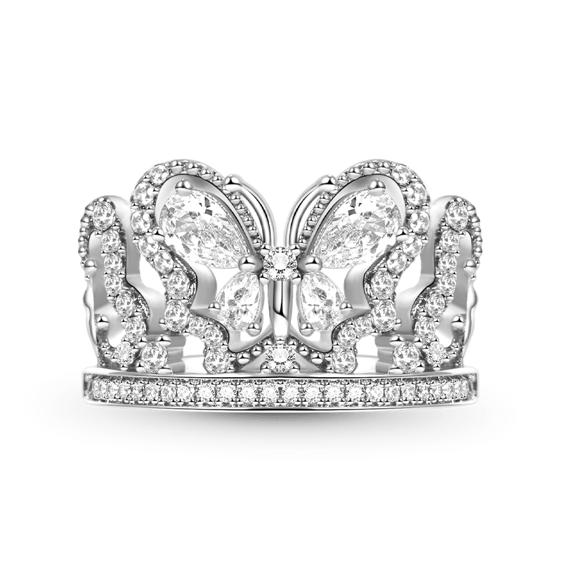 Butterfly Crown Ring image number 0