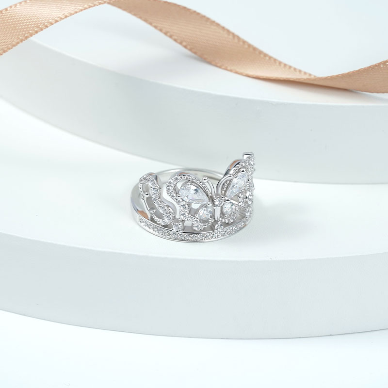 Butterfly Crown Ring image number 1