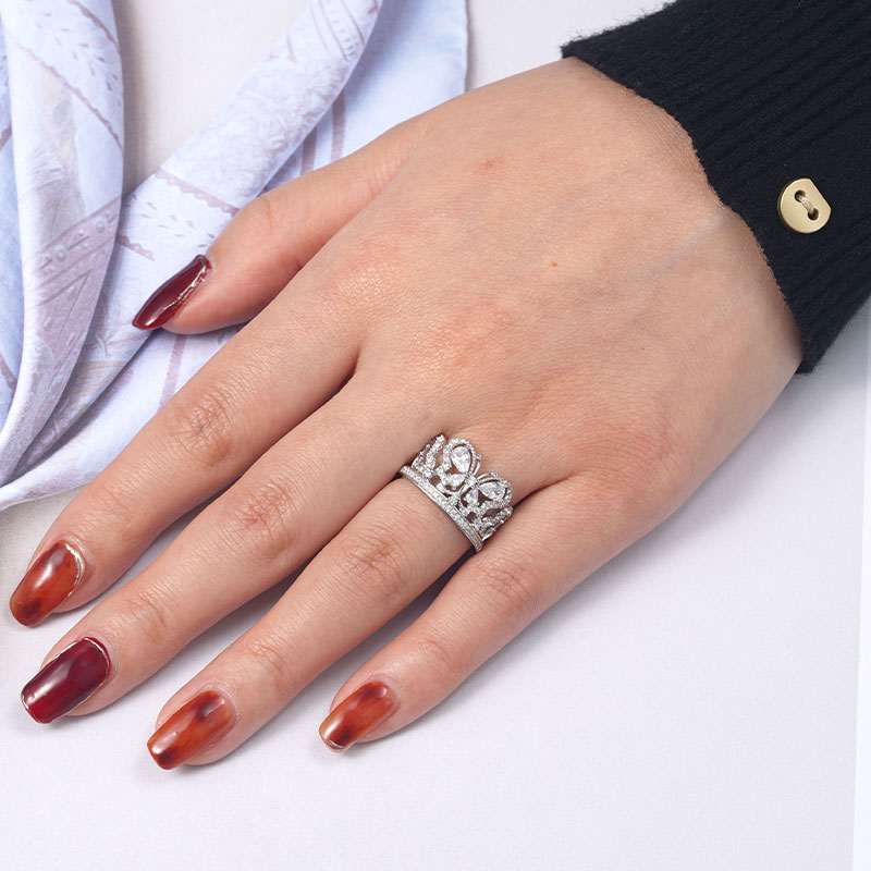 Butterfly Crown Ring image number 2