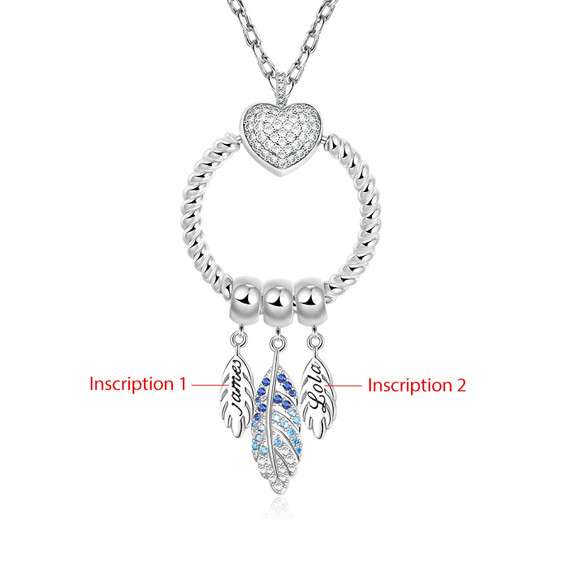 O Pendant Personalized Necklace image number 2