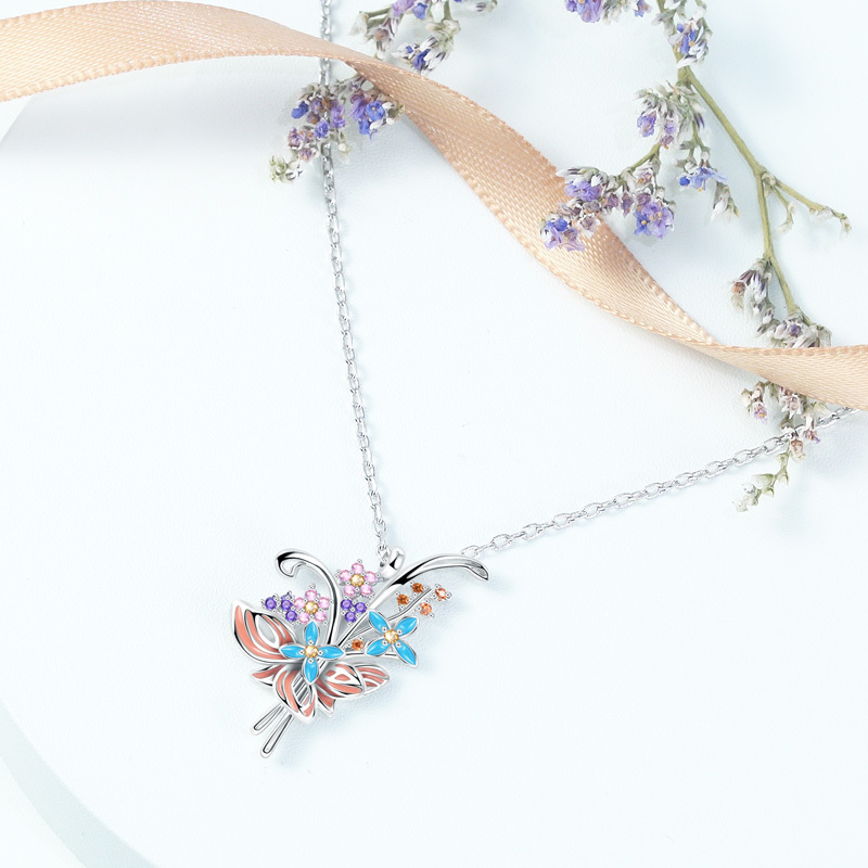 Flower Bouquet Necklace image number 2