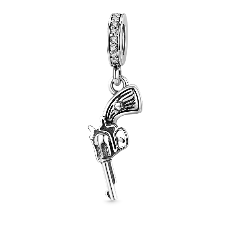 Revolver Gun Pendant image number 0
