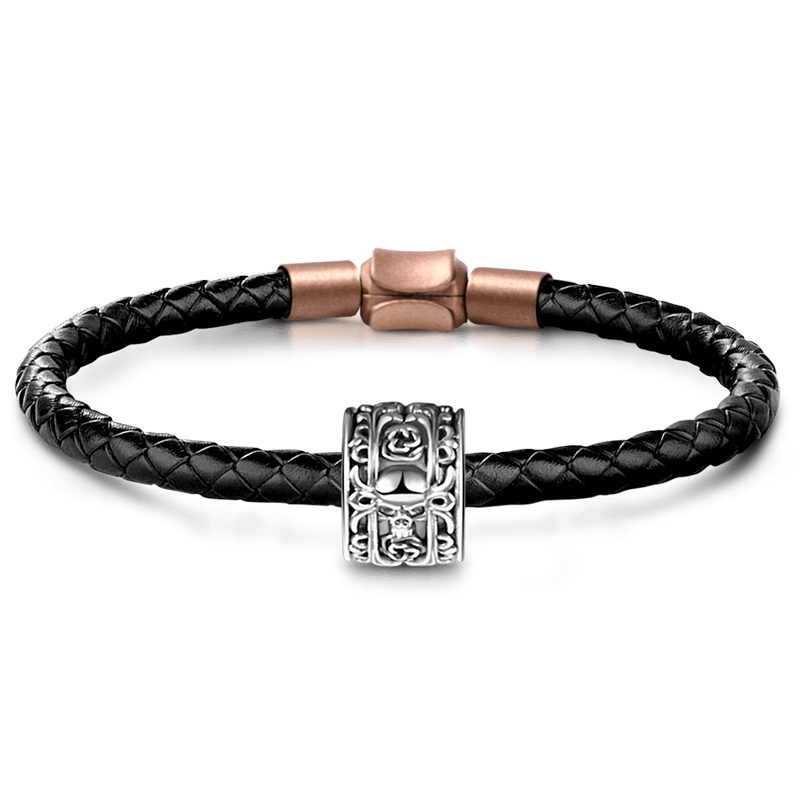 Skull & Rose Charm Bracelet image number 0