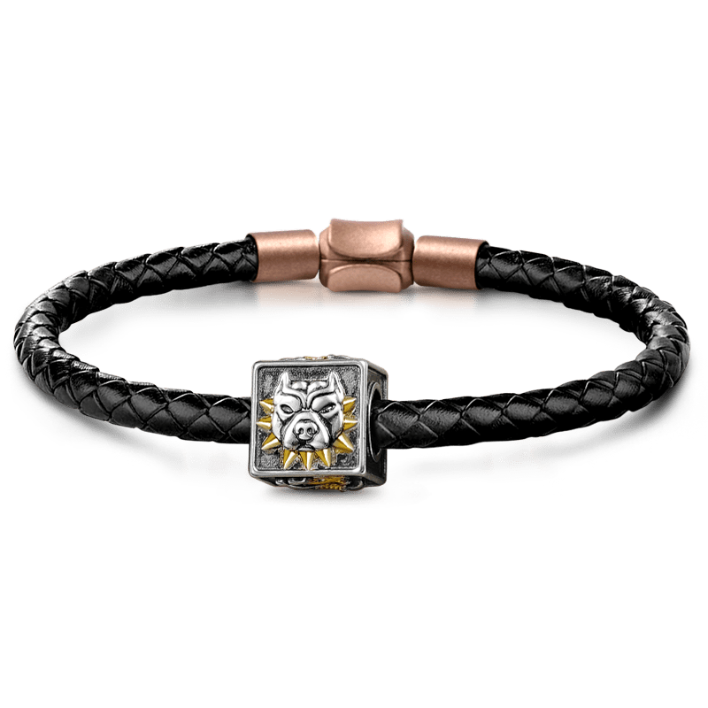Bully Pitbull Charm Bracelet image number 0