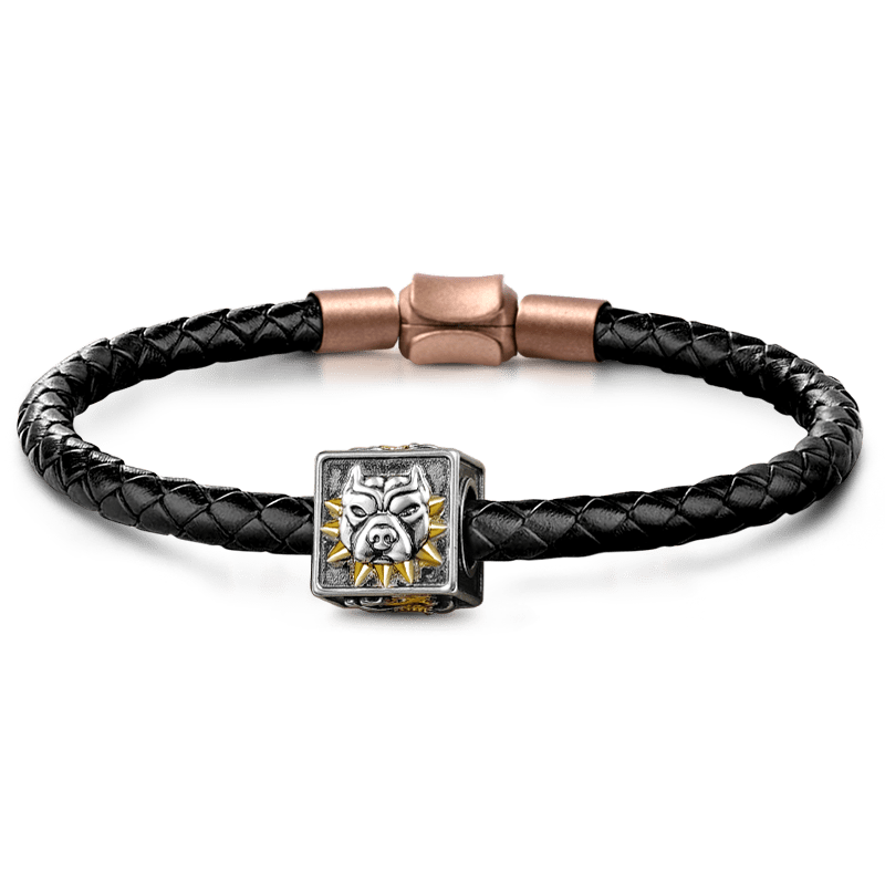 Bully Pitbull Charm Bracelet image number 0
