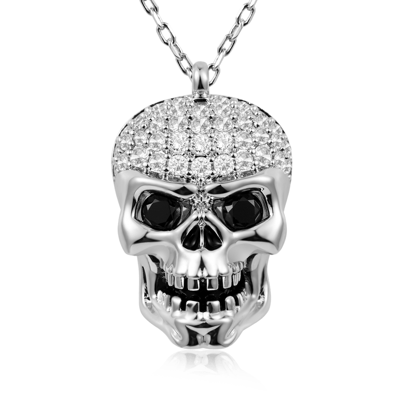 Skull necklace image number 0