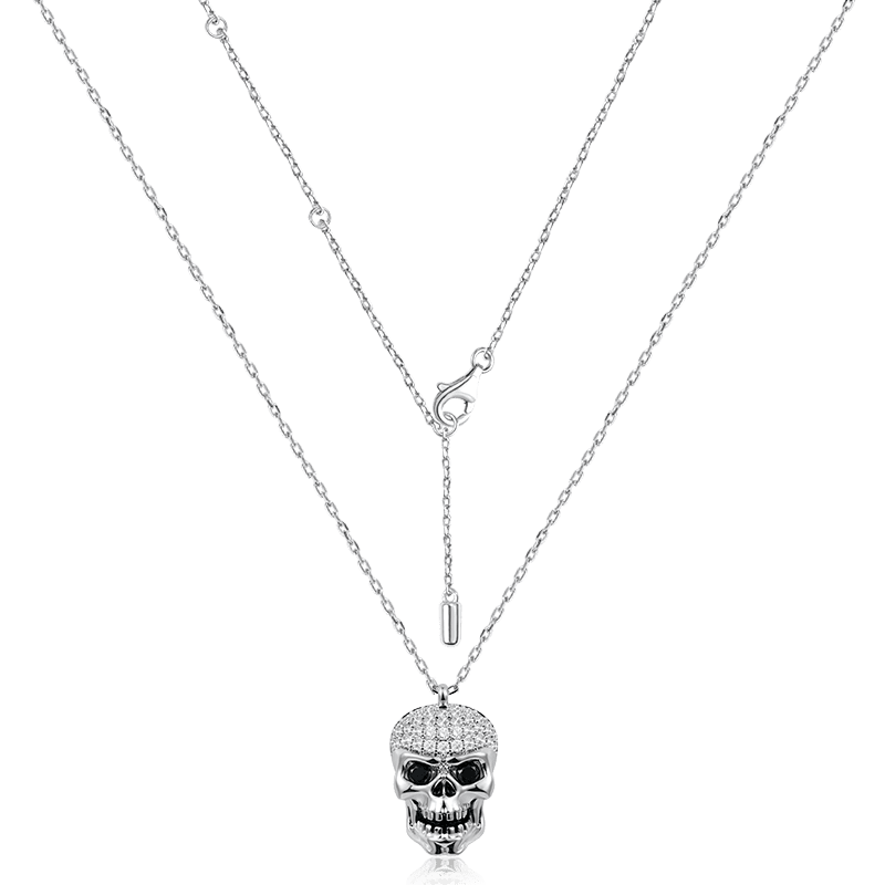 Skull necklace image number 1