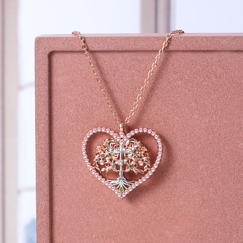 "Lifetree in Heart" Necklace image number 2