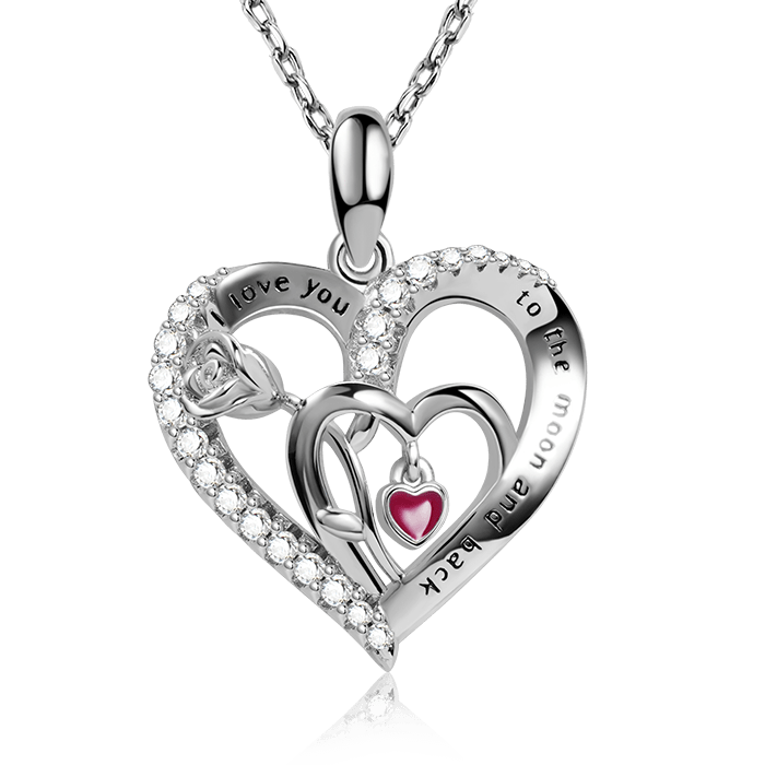 Triple Heart Necklace image number 0