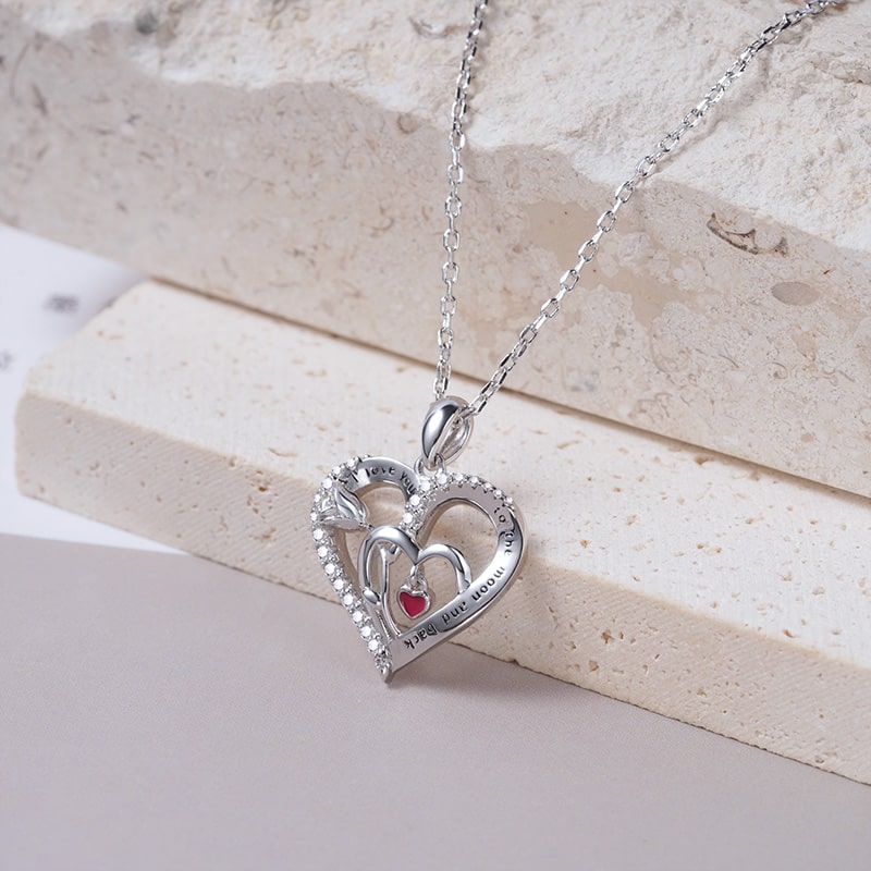 Triple Heart Necklace image number 2