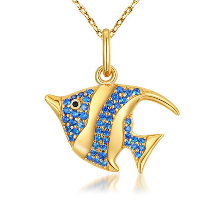 Heniochus Fish Necklace image number 0