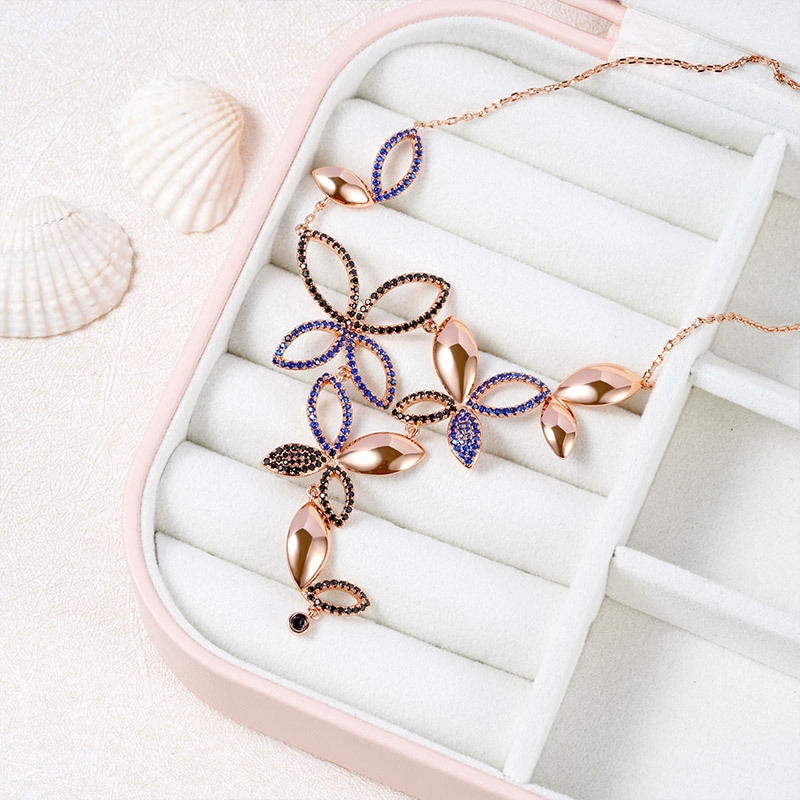 Butterfly Petals Necklace image number 2