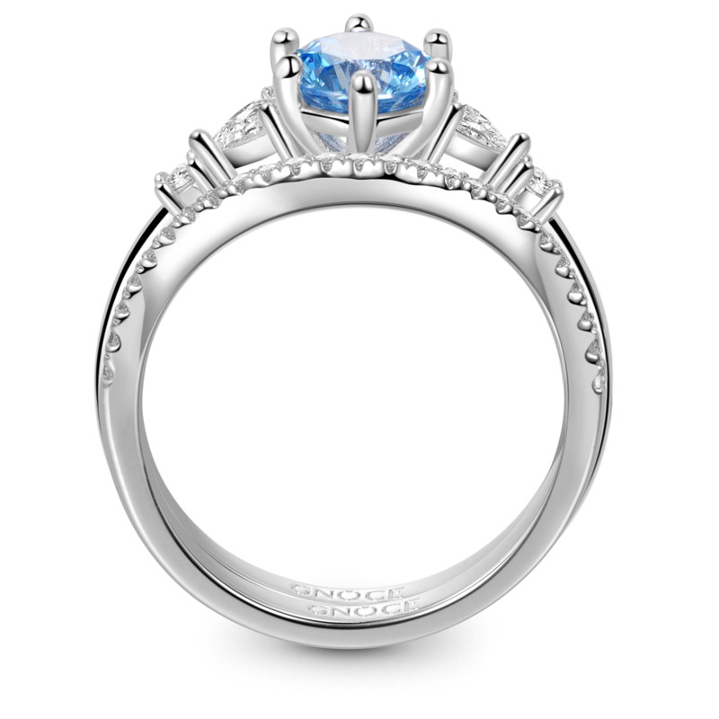 Round-cut Stacking Ring Set image number 1